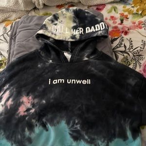 Cropped call her daddy hoodie like new!